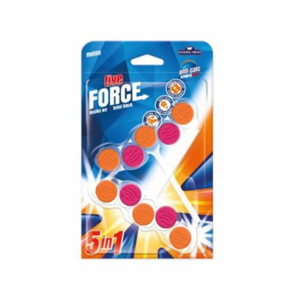 five force melon toilet block duo pack