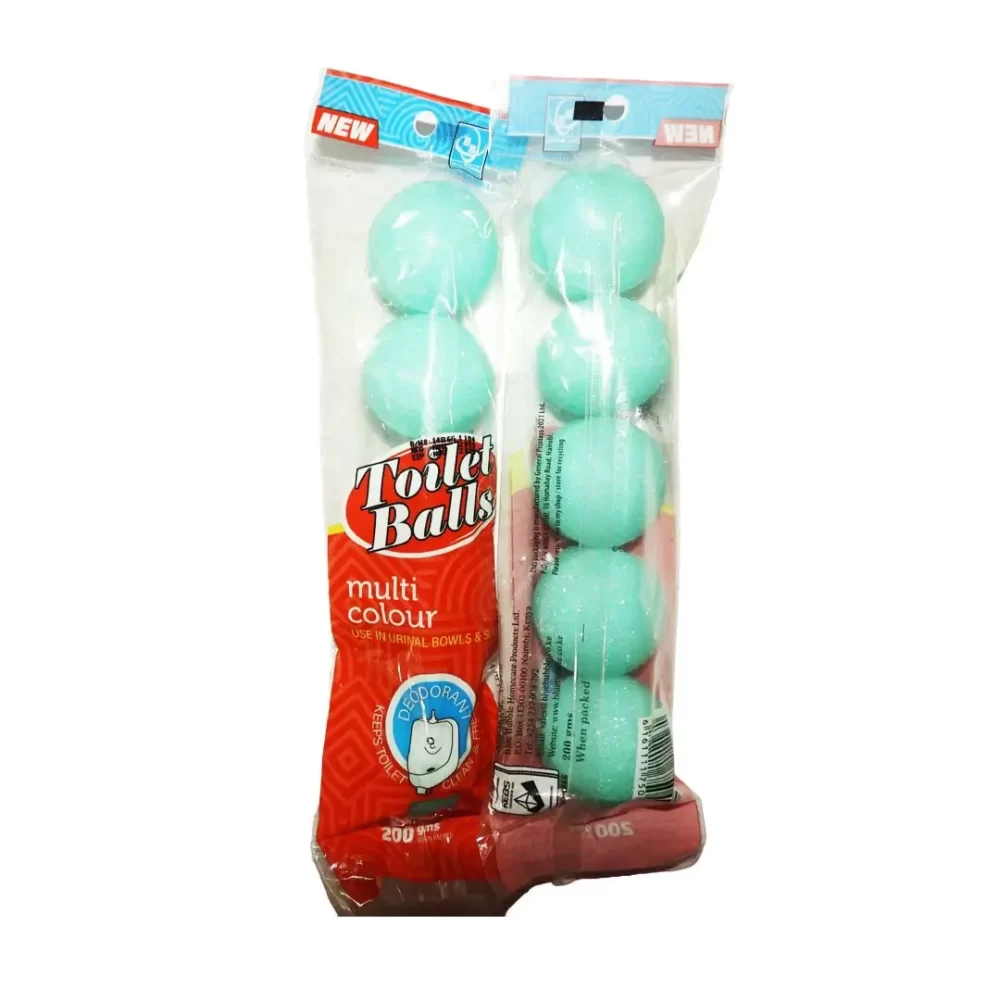 blue bubble disinfectant toilet balls green