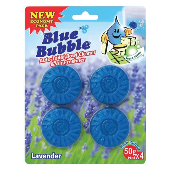 blue bubble 4 pack toilet blocks