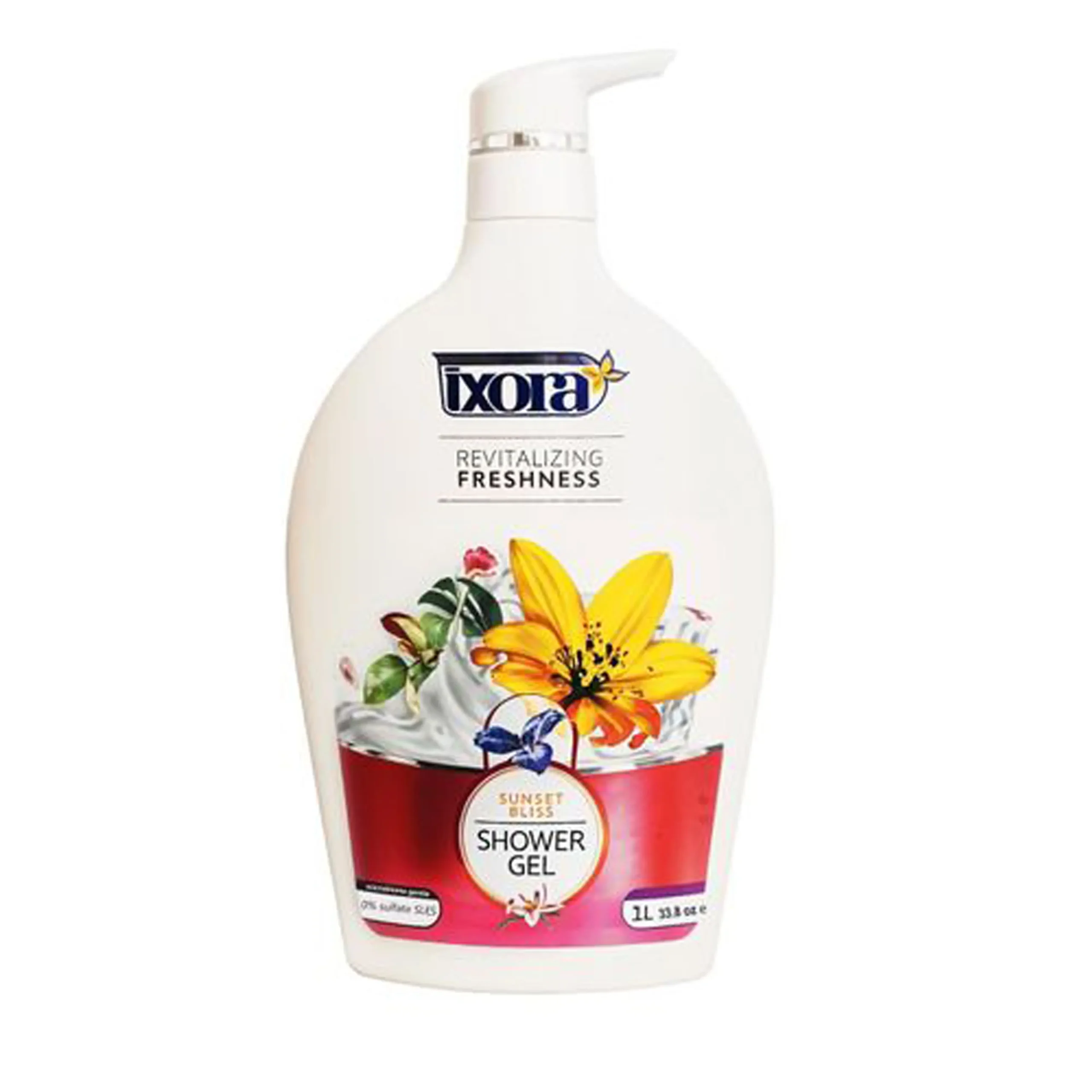 ixora sunset bliss shower gel