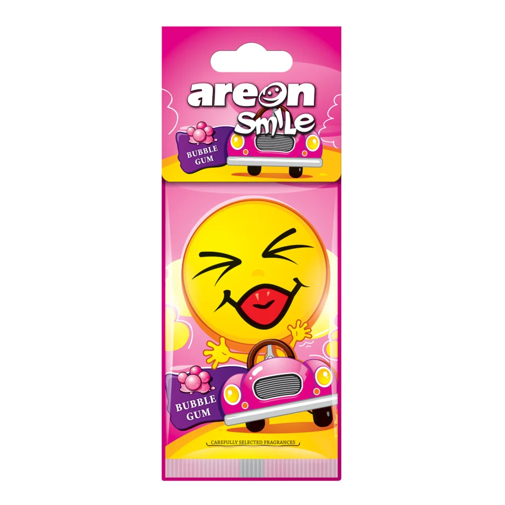 Areon Smile emoji Bubble Gum